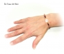 Bracelet perle quartz rose,pierre grenat rhodonite,fait main,bracelet plaqué or 24k