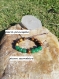 Bracelet mala tibétain orné de 15 perles de pierre naturelle (8mm) & 2 perles style tibétain