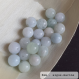 Perle - aigue-marine - 10 perles 8mm