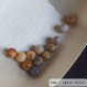 Perle - agate crazy - 10 perles 6mm