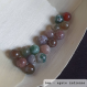 Perle - agate indienne - 40 perles 6mm