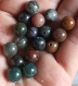 Perle - agate indienne - 40 perles 8mm