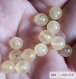 Perle - calcite - 10 perles 6mm