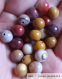 Perle - jaspe mookaite - 10 perles 8mm
