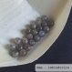 Perle - labradorite - 40 perles 6mm