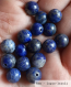 Perle - lapis-lazuli - 10 perles 8mm