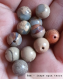 Perle - jaspe aqua terra - 40 perles 8mm