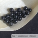 Perle - obsidienne céleste- 40 perles 8mm