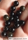 Perle - obsidienne dorée - 40 perles 8mm