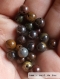 Perle - Œil de fer - 10 perles 6mm