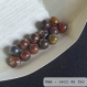 Perle - Œil de fer - 40 perles 8mm