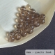 Perle - quartz fumée - 10 perles 8mm
