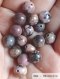 Perle - rhodonite - 40 perles 8mm