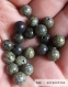 Perle - serpentine - 40 perles 6mm