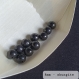Perle - shungite - 40 perles 6mm