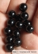 Perle - tourmaline noire  - 10 perles 8mm