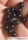 Perle - tourmaline noire  - 40 perles 6mm
