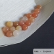 Perle - topaze  - 10 perles 6mm