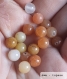 Perle - topaze  - 40 perles 6mm