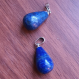 Pendentif goutte  - lapis-lazuli