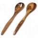 Salad servers made with olive wood
