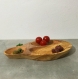 A dish for condiment made with olive wood