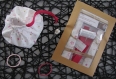 Kit de couture sac - pochon maquillage prêt à coudre diy femme fête des mères cadeau noel anniversaire- coton lavable, nécessaire coiffure