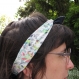 Bandeau foulard 2 en 1 femme fete enfant head band foulchie cadeau noel anniversaire fete des mères - echarpe fichu à nouer selon convenance