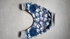 Sarouel évolutif bébé, enfant garcon fille pantalon en jersey avec ceinture bord cote  cadeau naissance