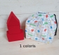 Jeux jeu de construction bébé enfant , lot de 3 cubes à empiler, forme, développer imagination -rectangle triangle - sac de rangement inclus