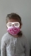 Masque 50 lavages de protection enfant fille garçon , kid face mask- masque barrière à plis percale 120 fils