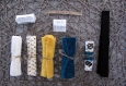 Kit de couture prêt à coudre noeud papillon + 6 cotons lingettes carré lavable prêt à coudre diy femme bebe soin nettoyant