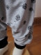 Sarouel - pantalon en jersey sweat avec ceinture bord cote - sarouel évolutif