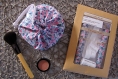 Kit de couture prêt à coudre pochon rangement sac maquillage diy femme cadeau saint valentin anniversaire