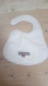 Bavoir serviette totalement imperméable en éponge et coton bébé, naissance - petit modèle - 1er age