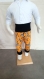 Sarouel - pantalon en jersey avec ceinture bord cote - sarouel évolutif