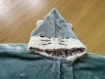 Poncho, cape, manteau bébé enfant en doudou doublé, avec capuche tête d'animal - cadeau naissance anniversaire noel pré natal