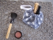 Kit de couture sac - pochon prêt à coudre diy maquillage femme fête des mères cadeau noel anniversaire- coton lavable, nécessaire coiffure