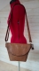 Sac à main femme - sac simili cuir python marron - pochette bandoulière - sac porté épaule fait à la main - idée de cadeau pour les femmes