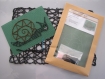 Kit couture enfant - carton à broder avec aiguille plastique et fils laine assortis - cadeau anniversaire noel -activité manuelle montessori