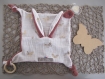 Kit de couture doudou plat lange à nouer prêt à coudre diy avec ses oreilles bébé - dentition tétine - cadeau noel, naissance, maman