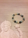 Bracelet perles pierres minérales naturelles 8mm pour le système immunitaire citrine agate mousse et jade bijou artisanal fait main
