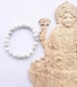 Bracelet perles pierres minérales naturelles 8mm howlite pour régime et perte de poids bijou artisanal fait main