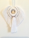 Macramè ange, boho, angel, gift, cadeau, decoration de noel