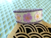 Bracelet fleurs de sakura couleur mauve/rose