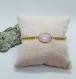 Bracelet or et pierre naturelle