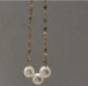 Collier en acier inoxydable avec perles