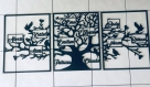 Cadre arbre de vie 3 panneaux