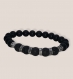Matiaga - bracelet homme en pierre obsidienne