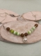 Colette - collier en acier inoxydable et perles oeil de chat 6mm